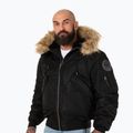 Pitbull West Coast Harvest Зимно яке с качулка Bomber black