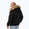 Pitbull West Coast Harvest Зимно яке с качулка Bomber black 3