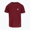 Мъжка тениска с лого Pitbull Small burgundy