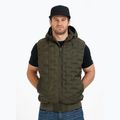 Мъжки елек Pitbull Carver Quilted Hooded olive