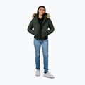 Дамско зимно яке Pitbull Azalea Quilted Hooded olive 2