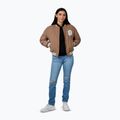 Дамско яке Pitbull Buena Quilted Varsity brown 2