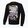 Мъжки суитшърт Pitbull West Coast Crewneck Most Wanted black