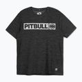 Pitbull Hilltop Casual Sport черна меланж мъжка тениска 4