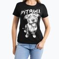 Pitbull Puppy 2 дамска тениска черна 4