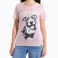 Pitbull Puppy 2 прахообразно розова тениска за жени 4