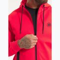 Мъжки суитшърт с качулка и цип Pitbull Dogwood fluo/red 6