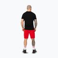 Pitbull Dogwood Sport флуоресцентни/червени мъжки шорти 3