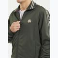 Мъжки спортен екип Pitbull Trackjacket Tape Logo Terry Group old green 4