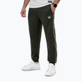 Мъжки спортни панталони Pitbull Tape Logo Terry Group old green