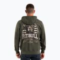 Мъжки суитшърт с качулка и цип Pitbull Troublemaker old green 2