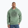 Мъжки Pitbull Vintage Bjj Суитшърт с качулка, измит в зелено