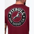 Мъжка тениска Pitbull San Diego CA black burgundy 3