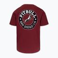 Мъжка тениска Pitbull San Diego CA black burgundy 5