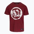 Мъжка тениска Pitbull Logo Palms burgundy 4