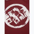 Мъжка тениска Pitbull Logo Palms burgundy 7