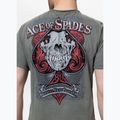 Pitbull Ace Of Spades мъжка тениска в приглушено зелено 3