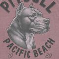 Pitbull мъжка тениска Pacific dusty burgundy 5