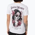 Pitbull Santa Muerte дамска тениска Rose white 3