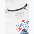 Pitbull Fur Ever Love дамска тениска бяла 3