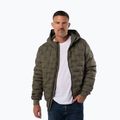Мъжко зимно яке Pitbull Fisk Quilted Hooded olive