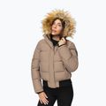 Дамско зимно яке Pitbull Azalea Quilted Hooded dark sand 5