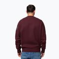 Мъжки суитшърт Pitbull Norton Crewneck dark burgundy 3