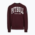 Мъжки суитшърт Pitbull Norton Crewneck dark burgundy 4