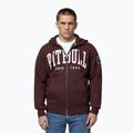 Мъжки суитшърт Pitbull Norton Hooded Zip dark burgundy