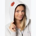 Дамски суитшърт Pitbull Santa Muerte Hooded Zip white stone 6