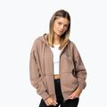 Дамски суитшърт Pitbull Skull Surf Hooded Zip chocolate mousse 4
