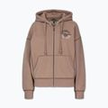 Дамски суитшърт Pitbull Skull Surf Hooded Zip chocolate mousse 7