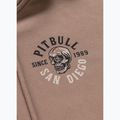 Дамски суитшърт Pitbull Skull Surf Hooded Zip chocolate mousse 10