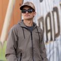 Мъжко яке Pitbull Athletic Logo Nylon Hooded taupe 14