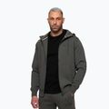 Мъжки суитшърт Pitbull Sampson Hooded Zip Sweatshirt grey/green 4