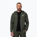 Мъжки суитшърт Pitbull Tape Parker Hooded Zip old green 4