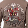 Мъжки суитшърт Pitbull Bloodline 2 Sweatshirt Zip Hooded brown savana 4