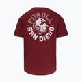 Мъжка тениска Pitbull Dog SD burgundy 5