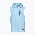 Мъжки суитшърт за тренировка Pitbull Mercado Hilltop Sleeveless Hooded light blue 6
