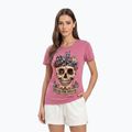 Дамска тениска Pitbull Dia De Los Perros washed pink