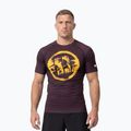 Мъжка тениска Pitbull Rashguard Logo Palms brown
