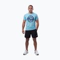 Мъжка тениска Pitbull Palms mesh light blue logo 2