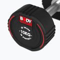 Гумиран дъмбел/гира Body Sculpture TPU BW 133 10 kg black 5