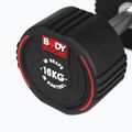 Гумиран дъмбел/гира Body Sculpture TPU BW 133 16 kg black 5