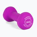 Гумиран дъмбел/гира Body Sculpture BW 513 z PVC 2 kg purple