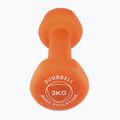 Гумиран дъмбел/гира Body Sculpture BW 513 z PVC 3 kg orange 3