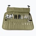 Комплект прибори за хранене OFFLANDER Camping Cutlery Set with Case green