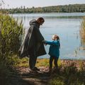 Пончо OFFLANDER водоустойчиво сиво 6