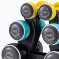 Комплект дъмбели със стойка Body Sculpture Smart Bw 108Dt 24 kg yellow/blue/black 2