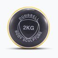 Комплект дъмбели със стойка Body Sculpture Smart Bw 108Dt 24 kg yellow/blue/black 6